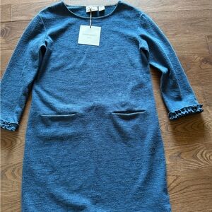 Cynthia Rowley Textured Teal Dress